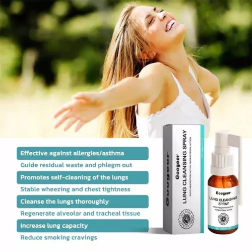 Medilisk Lung Cleansing Spray Googeer Herbal Lung Body Cleansing Spray 30ML - Picture 4 of 14