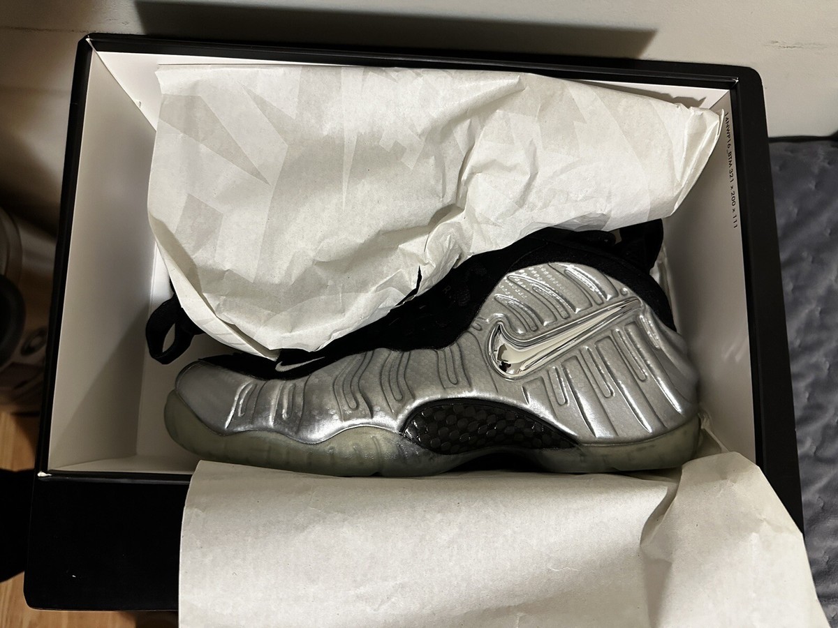 Size 8 Nike Air Foamposite Pro Metallic Silver Surfer 2017 No Box Nike Air Foamposite Pro  main image 2
