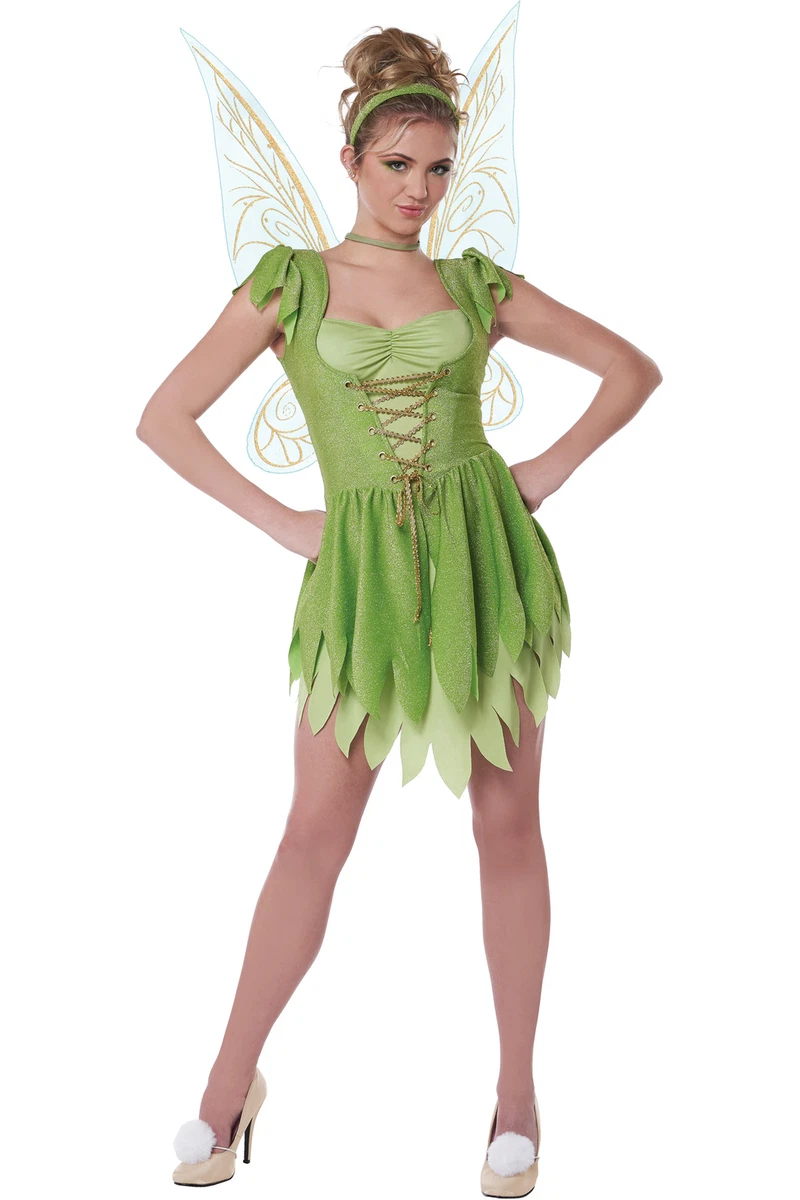 California Costume Classic Tinkerbell Dress Adult Women Fairy