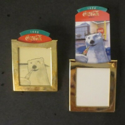 Coca-Cola Magic Window 1996 Olympic Lapel Pin  Polar Bear