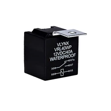 QTY1 CAR RELAY BOSCH STYLE 5 PIN 12V VOLT DC 40A WEATHERPROOF & WATERPROOF SPDT
