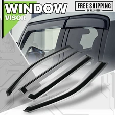 Smoke Tint Window Visor Vent Wind Rain Deflector fit 2014-2019 Toyota Highlander