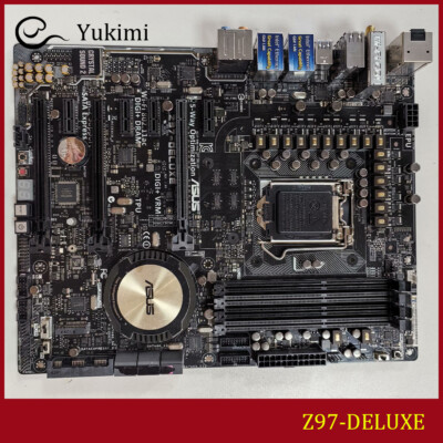 FOR ASUS Z97-DELUXE LGA 1150 DDR3*4 32GB HDMI Display Port ATX Motherboard Test