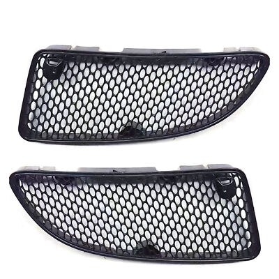 2x Front Hood Grille Cover For Mercedes R171 SLK280 SLK300 SLK350 2005-2011