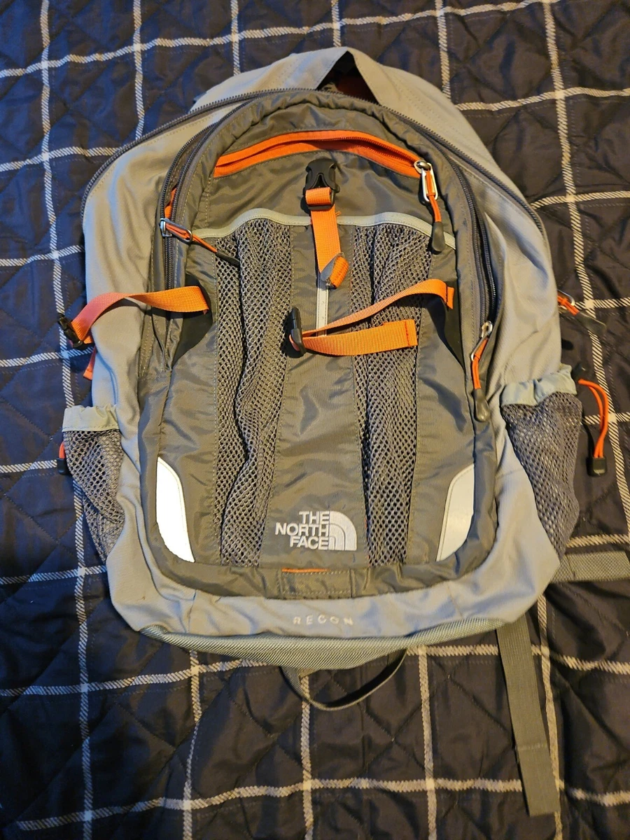 The North Face Women s Recon Backpack Gray Pink And Light Gray