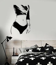 Vinyl Wall Decal Sexy Body Beautiful Young Girl Stickers (3922ig)