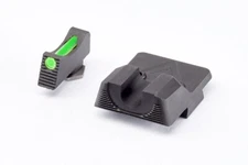 Wilson Combat / Vickers Sight Set - Glock 42 / 43 / 43x / 48 - Green Fiber Optic