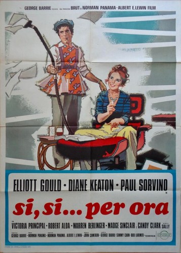 I WILL I WILL FOR NOW Italian 2F movie poster 39x55 DIANE KEATON ELLIOTT GOULD
