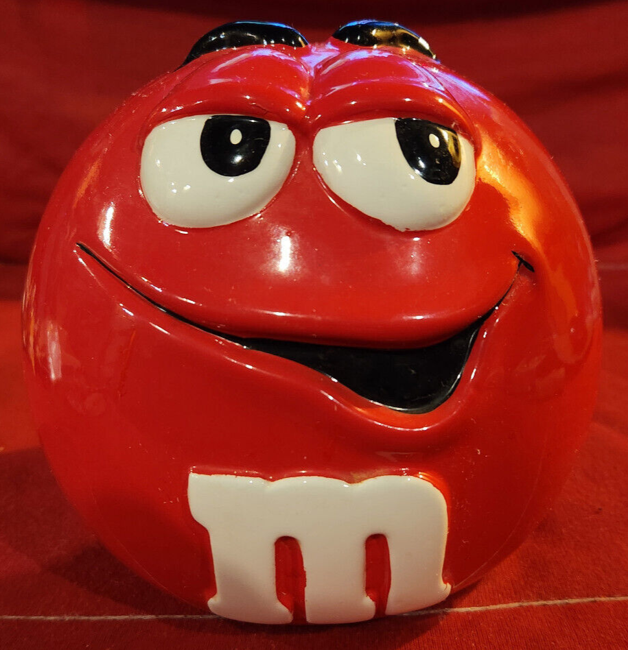 Galerie M&M's Red M&M Ceramic Candy Jar 2002 | eBay