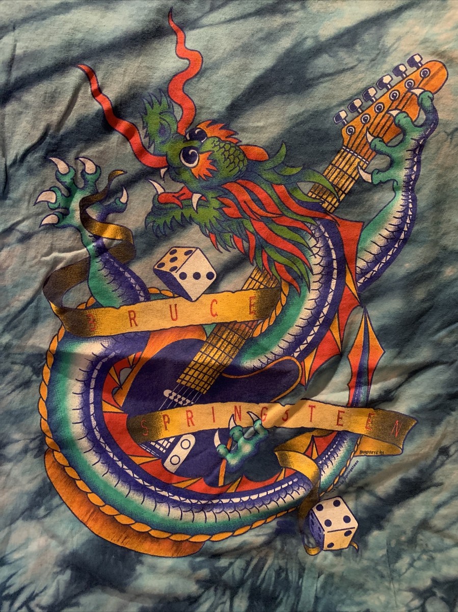 VTG 90s BRUCE SPRINGSTEEN CONCERT TOUR T SHIRT Large THE E STREET