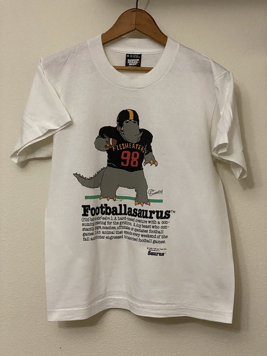 Vintage Saurus Gang Footballasaurus 1986 NJ Talking Tops Football