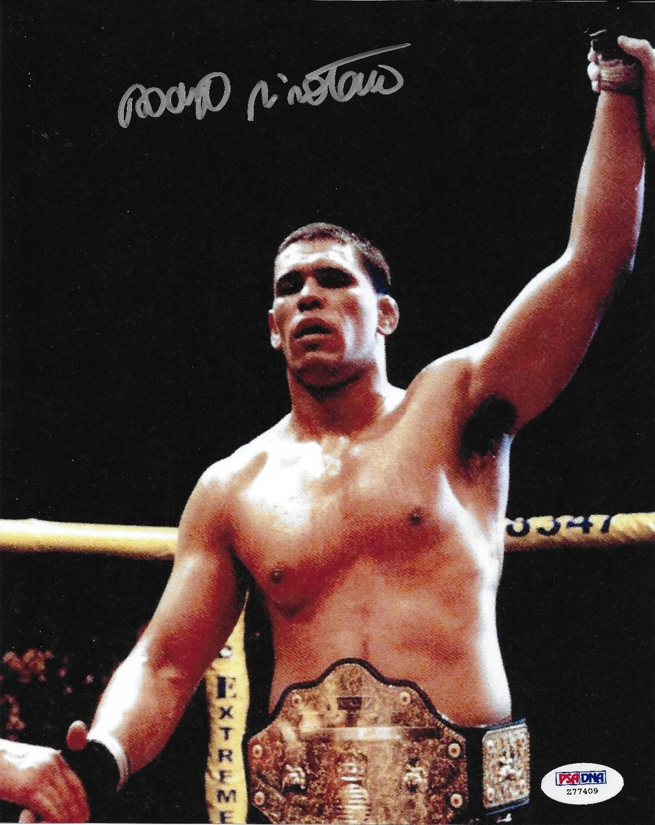 アントニオ・ホドリゴ・ノゲイラ 直筆サイン色紙 PRIDE DREAM UFC Antonio Rodrigo Nogueira Signed 8x10 Photo PSA/DNA COA UFC Pride