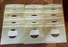 Lot of 12 ELEKTRA/ASYLUM Record Sleeves For 7" Records - SLEEVES ONLY J537 