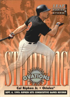 1998 Leaf Rookies and Stars Standing Ovations #6 Cal Ripken /5000 - NM-MT