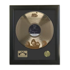 Pink Floyd Comfortably Numb Laser Etched Gold LP Record Framed Display