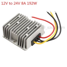 NEW Voltage Booster Power DC Converter Step Up Regulator 12V to 24V 8A 192W  