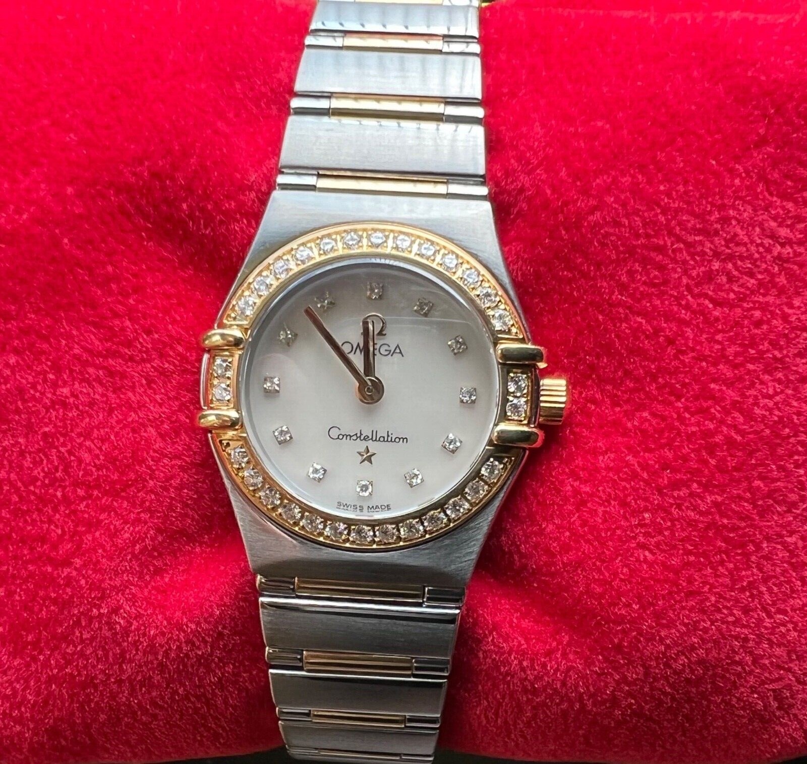 OMEGA Constellation White Women's Watch 