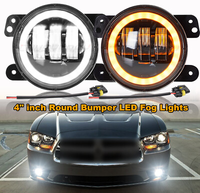 elf bar vape uk 2011-2014 Dodge Charger LED Fog Light Halo Kit by Oracle main image 0