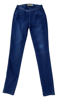 BlankNYC Women's Navy Blue Cotton Pull On Skinny Jegging Pants Size 24  