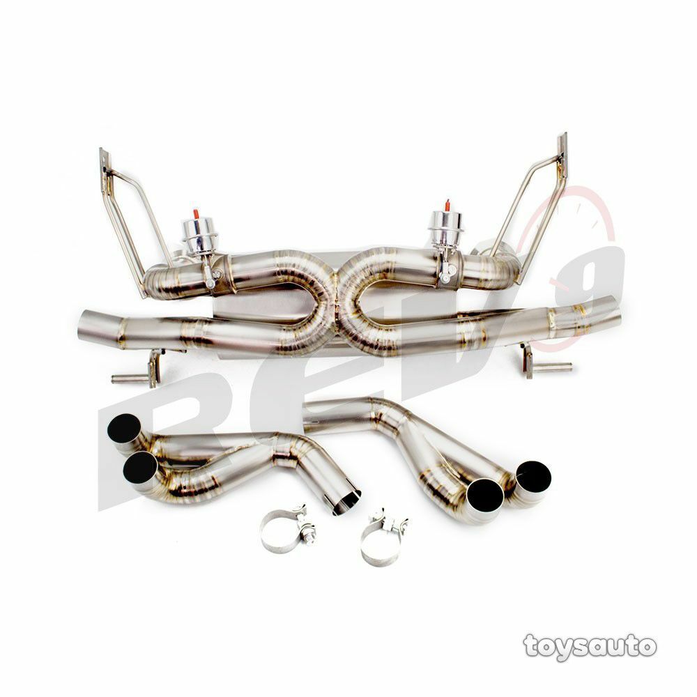 Rev9 Race Full Titanium Catback Exhaust 2.75" *Valved for Audi R8 4.2L V8 08-15