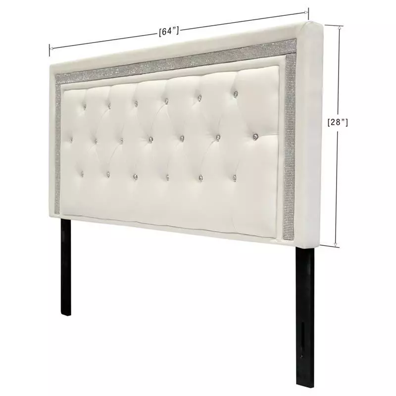 Rhinestone headboard deals