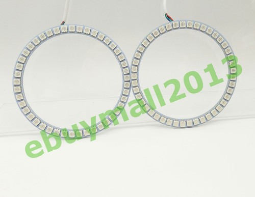 BT App Control RGB Halo Rings for Subaru WRX STI Devil Demon Angel Eye Flash DRL - Picture 8 of 16