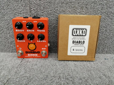 OKKO Diabro Gain＋ 歪み ディストーション エフェクター OKKO Diablo Gain +(Plus)」エフェクターレビュー！ | 魔法の箱