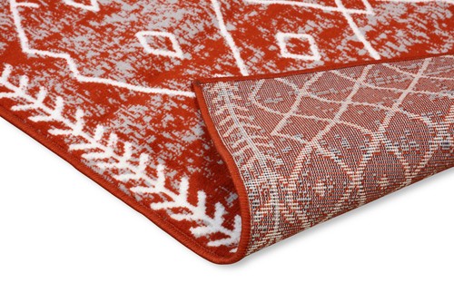 Trellis Bohemian - 2'x4' Moroccan Faded Transitional Area Rug - 511 - Picture 42 of 47