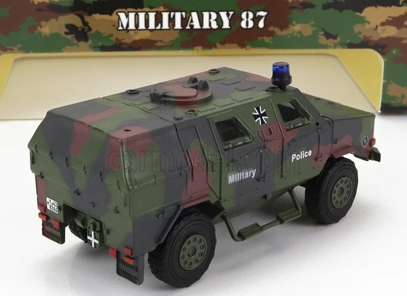 Modellino Blindato Dingo I Polizia Militare Scala 1/87 Schuco - Immagine 2 di 4