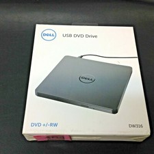 Image of 464/ DELL USB DVD DRIVE---DVD + /- RW--MODEL; DW 316--NEW