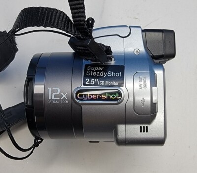 Sony Cyber Shot Camera DSC-H1 12X Optical Zoom 5.1 MP - Clean. | eBay
