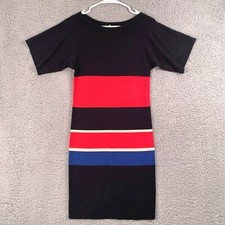 Banana Republic Women's Sweater Dress Small S Multicolor Deco Mod Bodycon Tube