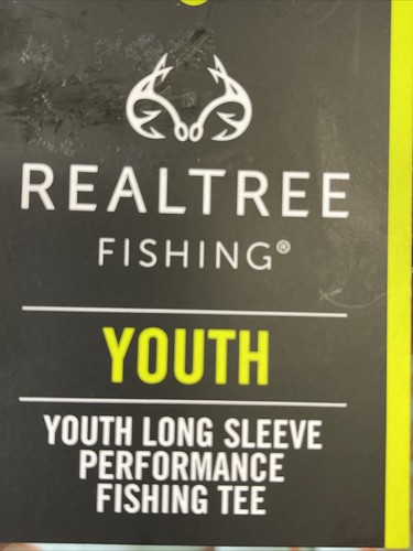Real Tree Youth long sleeve performance fishing shirt Color Sunfish Size XLarge - Picture 5 of 10