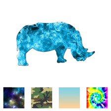 Rhinoceros Rhino - Vinyl Decal Sticker - Multiple Patterns  Sizes - ebn2805