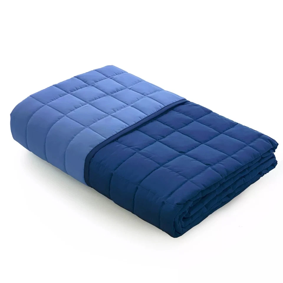 Caleffi Copriletto Trapuntato in microfibra Art. Modern Colore Blu - Immagine 3 di 4