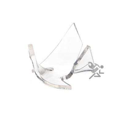 Fossil Geode Mineral Display Stands, 1-3/4'' Triangle Lotus 3 Pack