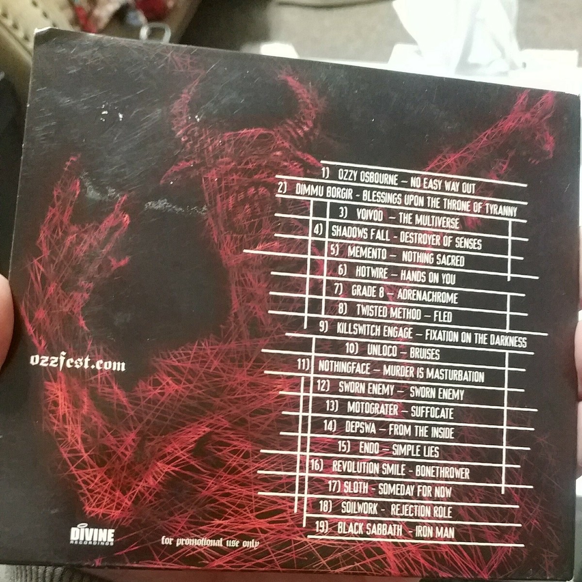 Ozzfest 2003 Summer Sampler CD- Promo-Black Sabbath/Ozzy Osbourne
