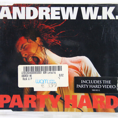 Music Musik Maxi CD Andrew W.K.   Party Hard Gut