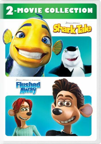Dreamworks Shark Tale Flushed Away Dvd 2 Movie Collection New Rated Pg For Sale Online