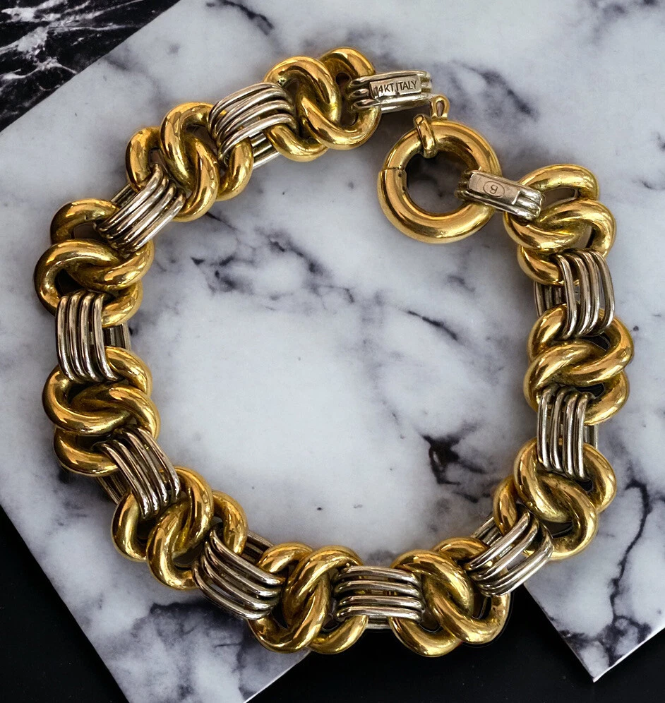 Estate gold bracelet deals