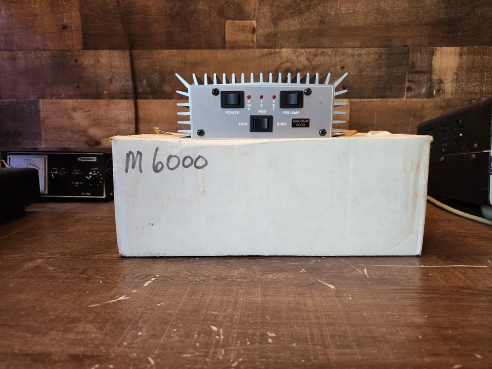 Amplificador Lineal Vintage Palomar Magnum M6000 4 Pastillas 2sc2879 Clase AB 400w L@@K! Foto 2 de 4