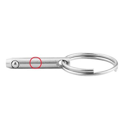 Direkte Frühlingsbälle Verschiedene Schiffbaubau Meereshardware Stahlkugelstift