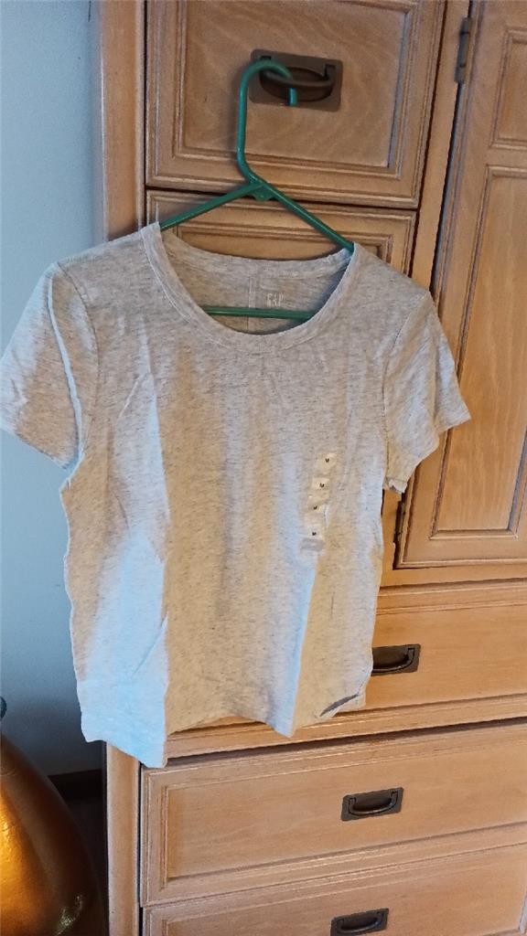 New Gap Size Medium M Forever Soft T Shirt SS Gray Heathered  NWOT Women 2021