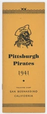 1941  Pittsburgh Pirates Spring Training Roster  716259 