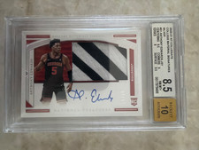 2020-21 PANINI NATIONAL TREASURES ANTHONY EDWARDS RPA PATCH AUTO Beckett 8.5
