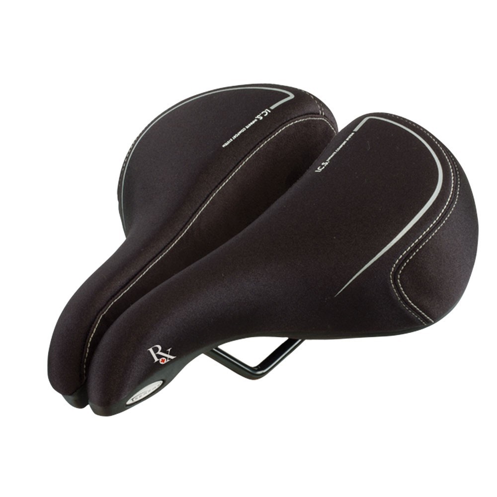 Serfas HY-RXL Hybrid Comfort RX Saddle 9.76 x8.14" Black