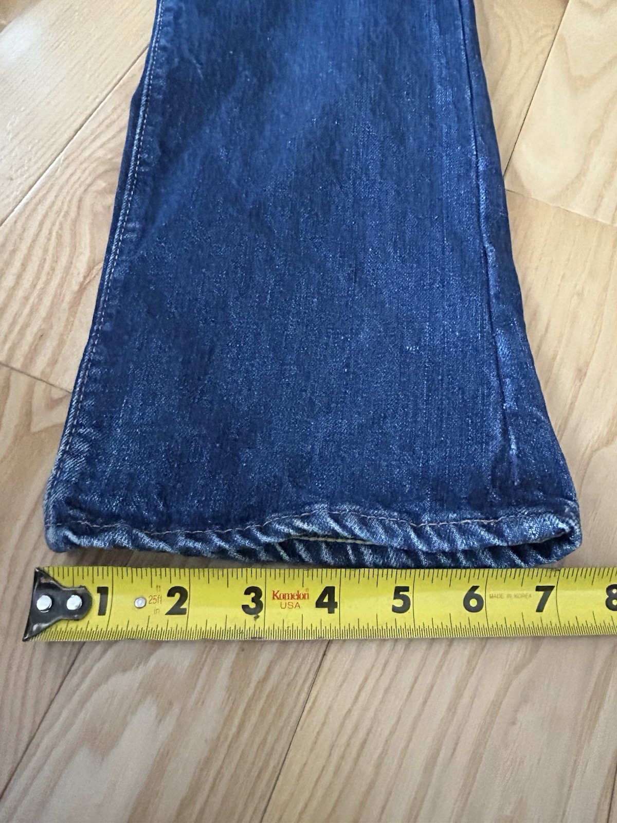 Vintage 60s 70s Big E Levi's 501 Jeans Red Line Selvedge 30x34 (28x30) thumbnail 8