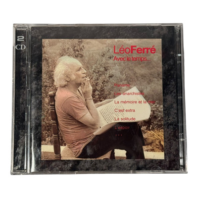 2 CD Léo Ferre - Avec le temps... Double Album 32 titres BARCLEY 1990