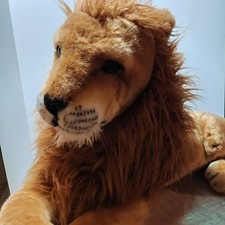 Melissa  Doug Giant Lion - Lifelike Stuffed Animal Over 6 Ft Long Handcrafted