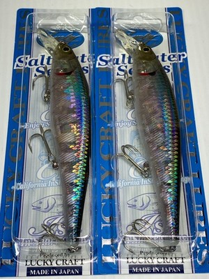 Jerkbaits by Lucky Craft, Lot of 2, SW Pointer 128 SP, 1 oz., New